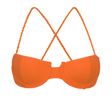 Load image into Gallery viewer, Product Front: Rio De Sol Top Top St-Tpz-Tangerina Balconet
