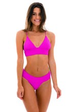 Load image into Gallery viewer, Model Front: Rio De Sol Bottom Bottom St-Tpz-Pink Rio-Cos
