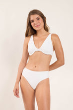 Load image into Gallery viewer, Model Front: Rio De Sol Top Top Sand-White Chantal