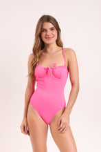 Load image into Gallery viewer, Model Front: Rio De Sol One-Piece Mtx-Ultrapink Julia
