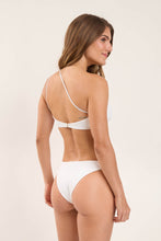 Load image into Gallery viewer, Model Back: Rio De Sol Bottom Bottom Sand-White Leblon