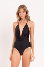 Load image into Gallery viewer, Image 08: Rio De Sol One-Piece Shimmer-Black New Vegas