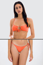 Load image into Gallery viewer, Model Front: Rio De Sol Set Set Light-Peach Mila Ibiza