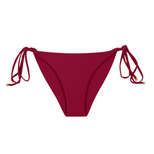Load image into Gallery viewer, Product Front: Rio De Sol Bottom Bottom Touch-Carmim Cheeky-Tie