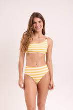 Load image into Gallery viewer, Model Front: Rio De Sol Bottom Bottom Sunshine Hotpants