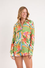 Load image into Gallery viewer, Image 02: Rio De Sol Shirtdress Tropical Shirt Greta