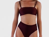 Load and play video in Gallery viewer, Video: Rio De Sol Top Top Barolo Bandeau-Reto