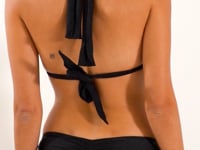 Load and play video in Gallery viewer, Video: Rio De Sol Top Top Shimmer-Black Mel