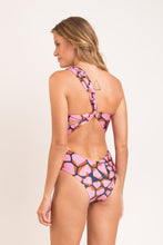 Load image into Gallery viewer, Model Back: Rio De Sol One-Piece Amore-Pink Santorini