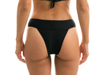 Load image into Gallery viewer, Image 06: Rio De Sol Bottom Bottom Cloque Preto Tri Cos