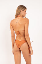 Load image into Gallery viewer, Model Back: Rio De Sol Bottom Bottom Shimmer-Nocciola Frufru