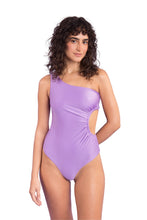 Load image into Gallery viewer, Model Front: Rio De Sol One-Piece Orchid Maeve