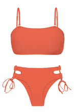Load image into Gallery viewer, Product Front: Rio De Sol Set Set Light-Peach Bandeau-Reto Madrid