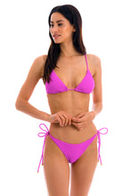 Load image into Gallery viewer, Model Front: Rio De Sol Set Set St-Tpz-Pink Tri-Inv Ibiza