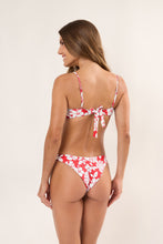 Load image into Gallery viewer, Model Back: Rio De Sol Top Top Pua-Hibiscus Coral