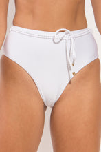Load image into Gallery viewer, Gallery: Rio De Sol Bottom Bottom Shimmer-White Belted-High-Waist
