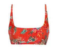 Load image into Gallery viewer, Product Front: Rio De Sol Top Top Wildflowers Bra-Sport
