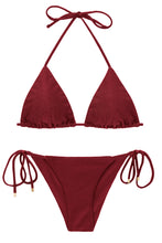 Load image into Gallery viewer, Product Front: Rio De Sol Set Set Shimmer-Divino Tri-Inv Cheeky-Tie
