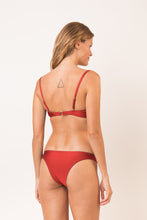 Load image into Gallery viewer, Model Back: Rio De Sol Top Top Shimmer-Liquor Bandeau-Joy
