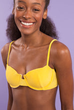 Load image into Gallery viewer, Image 08: Rio De Sol Top Top Malibu-Yellow Balconet
