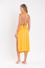 Load image into Gallery viewer, Model Back: Rio De Sol Beach Skirt Solar Long-Skirt-Knot
