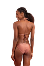 Load image into Gallery viewer, Model Back: Rio De Sol Bottom Bottom Shimmer-Copper Ibiza-Comfy
