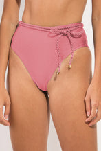 Load image into Gallery viewer, Gallery: Rio De Sol Bottom Bottom Shimmer-Confetti Belted-High-Waist
