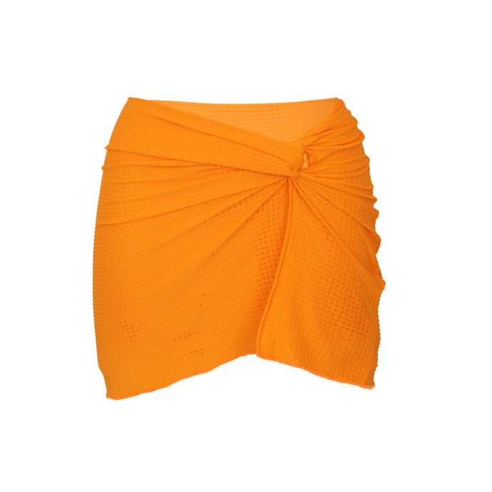 Product Front: Rio De Sol Beach Skirt Dots-Mango Skirt-Knot