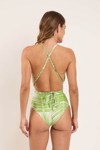 Model Back: Rio De Sol One-Piece Palms New Vegas