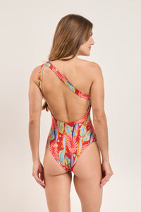 Model Back: Rio De Sol One-Piece Sea-Bloom Sienna