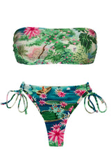 Load image into Gallery viewer, Product Front: Rio De Sol Set Set Amazonia Bandeau-Reto Fio-Tie
