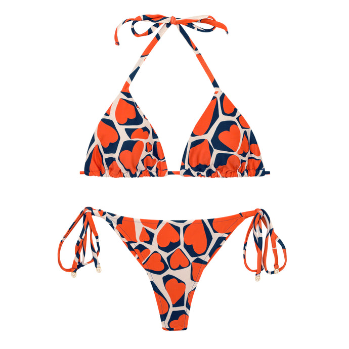 Product Front: Rio De Sol Set Set Amore-Red Tri-Inv Cheeky-Tie