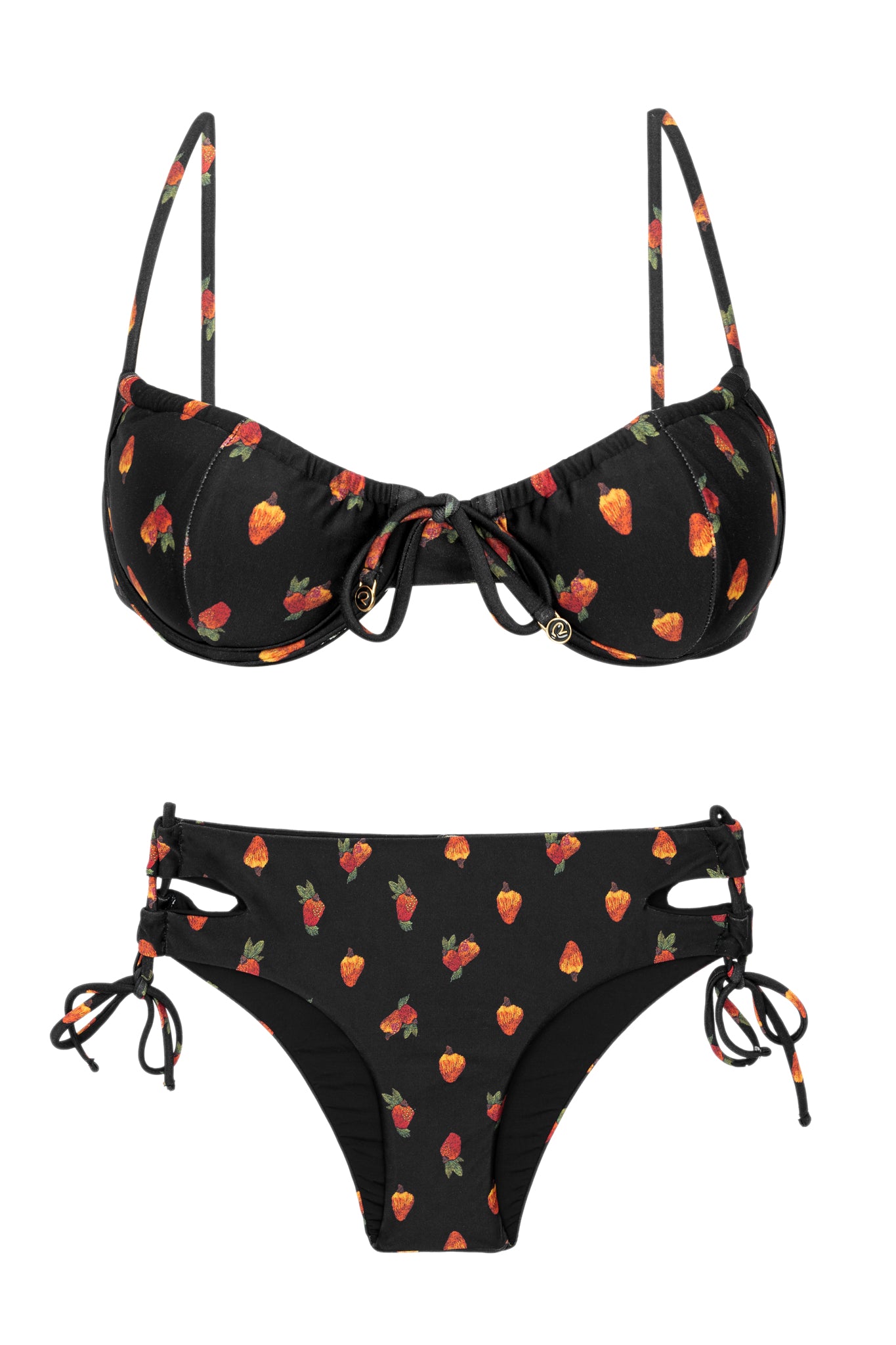 Product Front: Rio De Sol Set Set Cashew Balconet-Tie Madrid