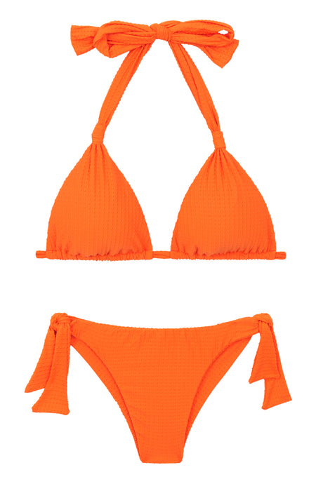 Product Front: Rio De Sol Set Set Dots-Orange Mel Italy