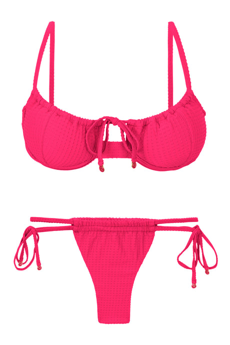 Product Front: Rio De Sol Set Set Dots-Virtual-Pink Balconet-Tie Pipa