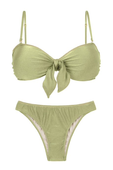 Product Front: Rio De Sol Set Set Oliva Bandeau-No Essential