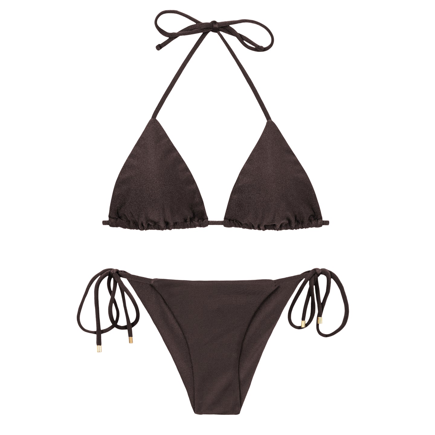 Product Front: Rio De Sol Set Set Shimmer-Coffee Tri-Inv Cheeky-Tie