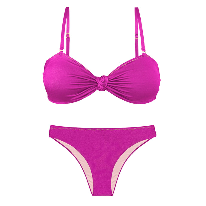 Product Front: Rio De Sol Set Set Shimmer-Gaia Bandeau-Joy Essential