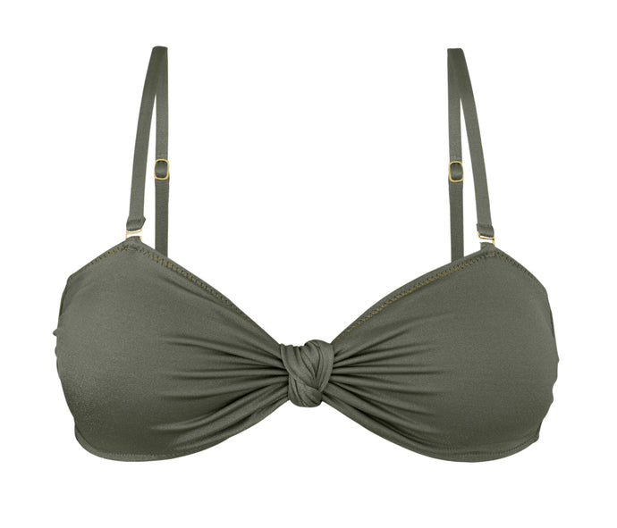 Product Front: Rio De Sol Top Top Croco Bandeau-Joy