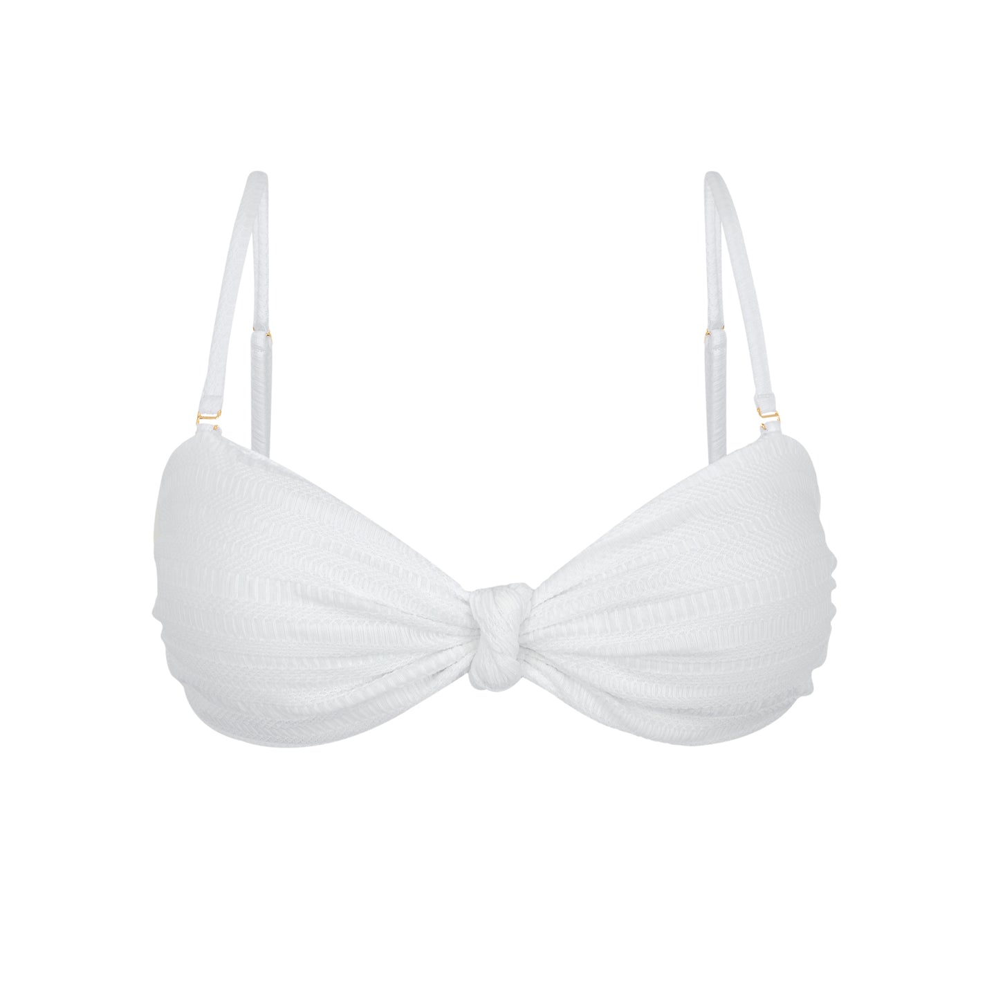 Product Front: Rio De Sol Top Top Memphis-White Bandeau-Joy