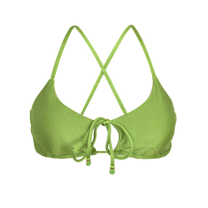 Product Front: Rio De Sol Top Top Shimmer-Botanica Tank-Tie