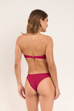 Load image into Gallery viewer, Model Back: Rio De Sol Top Top Shimmer-Desejo Bandeau-Joy
