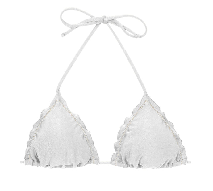 Product Front: Rio De Sol Top Top Shimmer-White Frufru