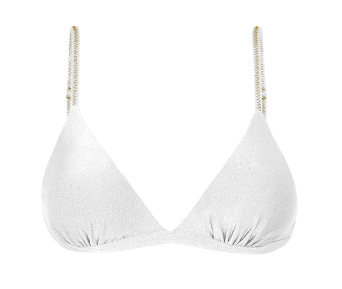 Product Front: Rio De Sol Top Top Shimmer-White Tri-Fixo