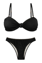 Load image into Gallery viewer, Set Shimmer-Black Bandeau-Joy Essential
